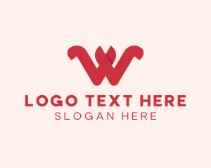 Advertising - Advertising Company Letter W logo design