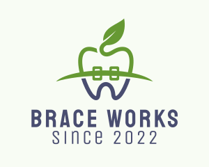 Brace - Organic Dental Braces logo design