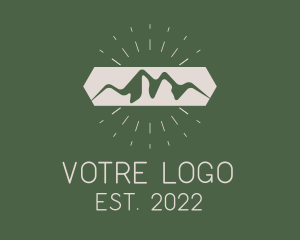 Hill - Mountain Range Travel logo design