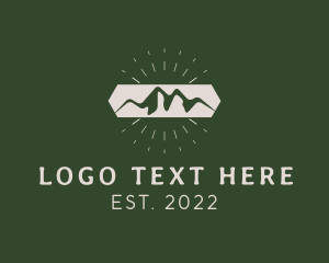 Park - Mountain Range Travel logo design