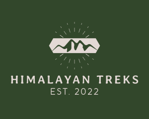 Mountain Range Travel  logo design