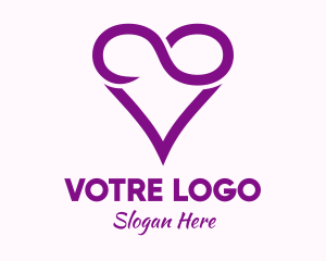 Violet - Violet Infinite Love logo design
