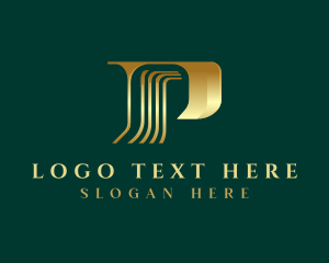 Cosmetic - Elegant Cosmetics Letter P logo design