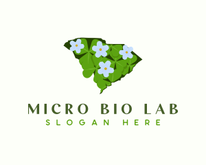 South Carolina Plant Flower  Logo