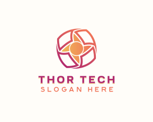 Tech Software App logo design