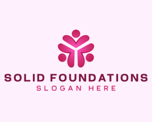 Heart Charity Support logo design