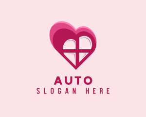Romantic Heart Window Logo