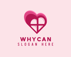 Romantic - Romantic Heart Window logo design