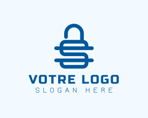 Security Lock Letter S Logo