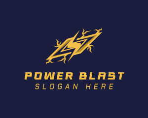 Energy Lightning Bolt logo design