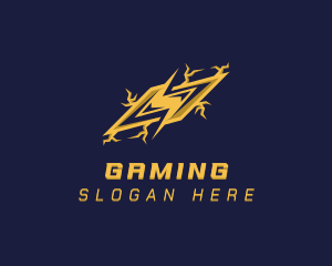 Thunder - Energy Lightning Bolt logo design