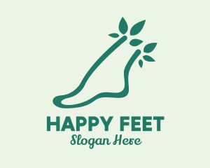 Foot - Natural Foot Spa logo design