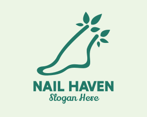 Manicure - Natural Foot Spa logo design
