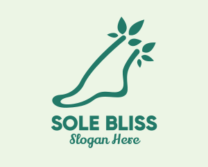 Pedicure - Natural Foot Spa logo design