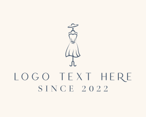 Dressmaker - Fashion Stylist Mannequin logo design