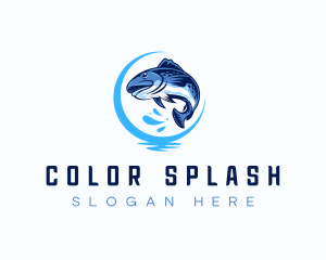 Aquatic Fish Market logo design