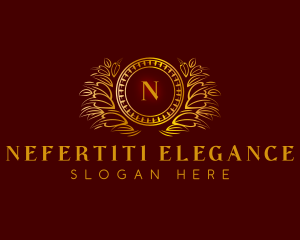 Elegant Wreath Luxury logo design