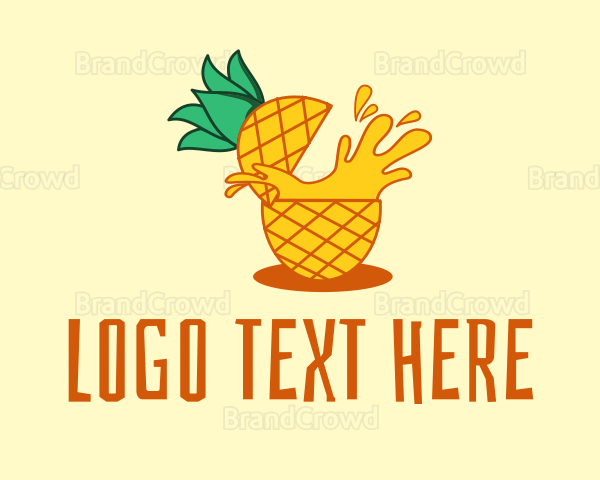 Pineapple Juice Drink Logo