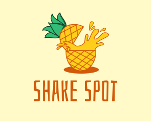 Shake - Pineapple Juice Drink logo design