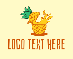 Pineapple Juice Drink Logo