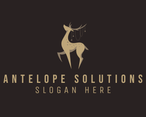 Antelope - Deer Animal Boutique logo design