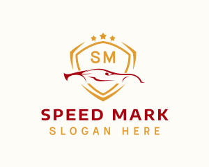 Sports Car Shield logo design