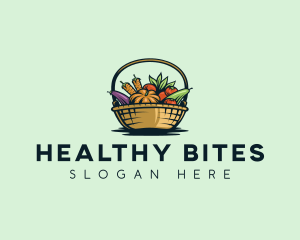 Vegetable Market Basket logo design