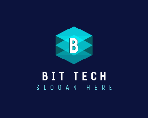 Digital Tech Cube logo design