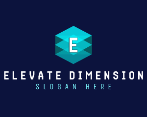 Digital Storage Cube logo design