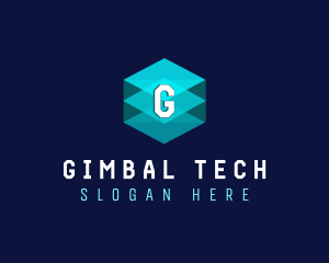 Digital Tech Cube logo design