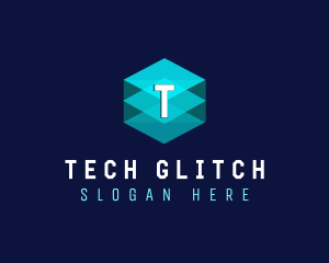 Digital Tech Cube logo design