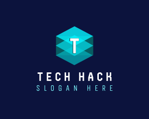 Digital Tech Cube logo design