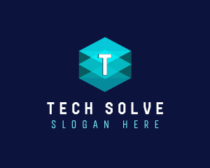 Digital Tech Cube logo design