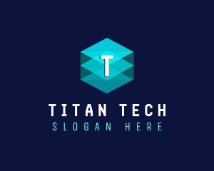 Digital Tech Cube logo design