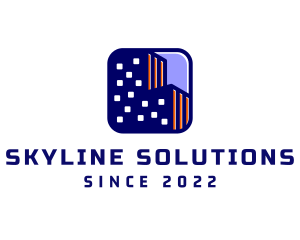 Building Skyline Structure logo design