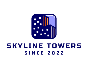 Building Skyline Structure logo design