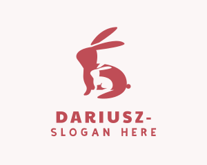 Bunny - Red Rabbit & Bunny logo design
