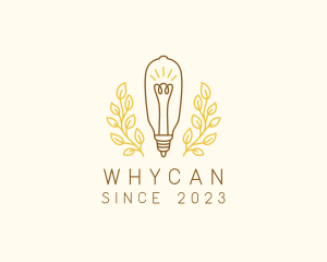 Lighting - Leaf Plant Bulb logo design