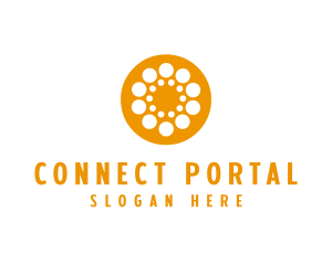 Portal - Generic Orange Circles logo design