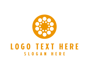 Portal - Generic Orange Circles logo design