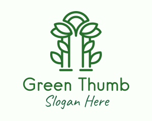 Green Garden Arch logo design