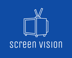 Television - Classic Vintage Television logo design