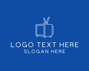 Television - Classic Vintage Television logo design