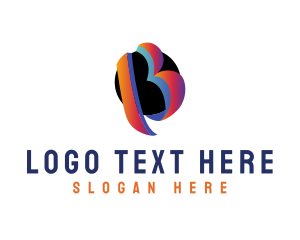 3d - Modern 3d Letter B logo design