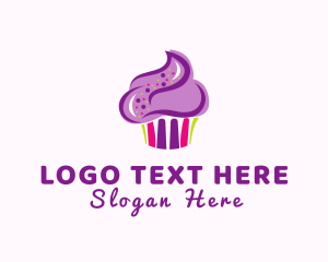 Bake - Colorful Cake Muffin logo design