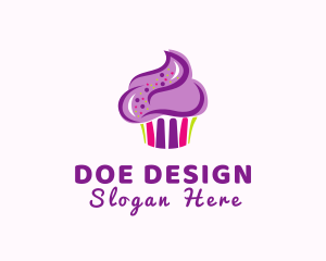 Colorful Cake Muffin logo design