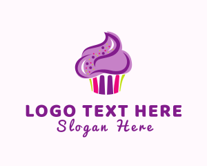Colorful Cake Muffin Logo