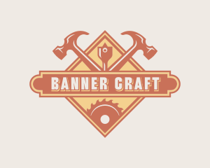 Hammer Industrial Carpenter logo design