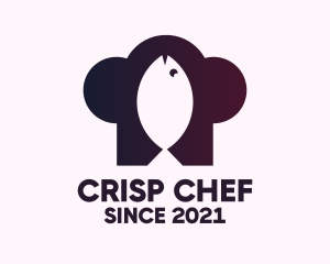 Chefs Hat Fish  logo design