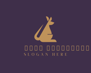 Wild - Kangaroo Animal Safari logo design